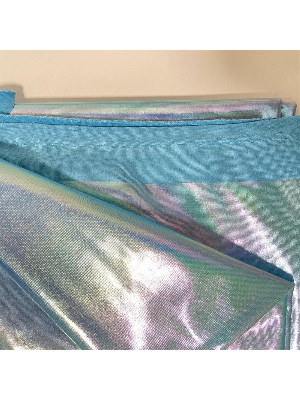 Stretchy Spandex Laser Metallic Fabric
