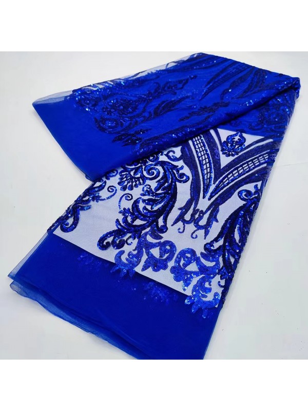 Luxury Garment Sequin Embroidery  Fabric  