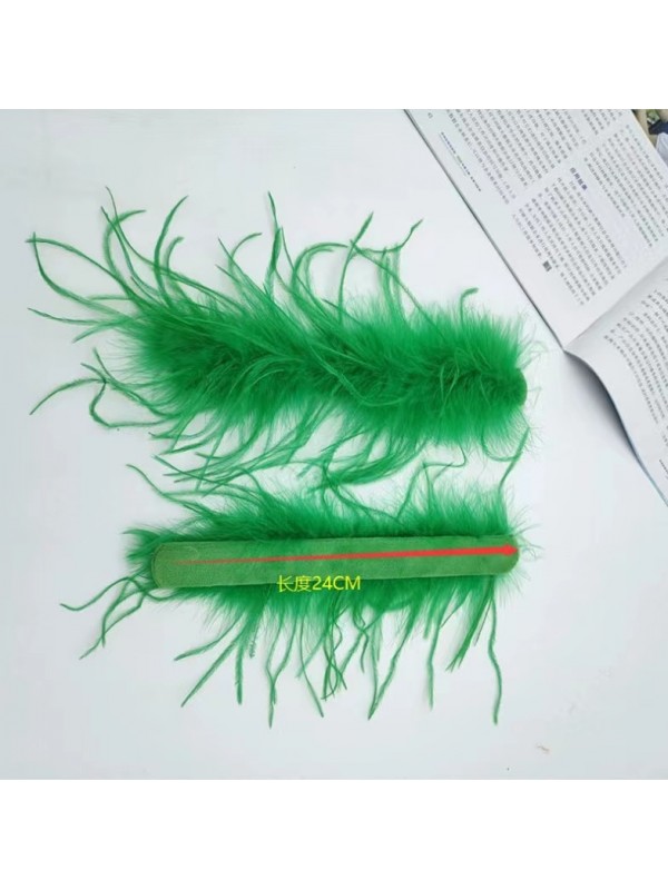 Ostrich Feather Cuffs