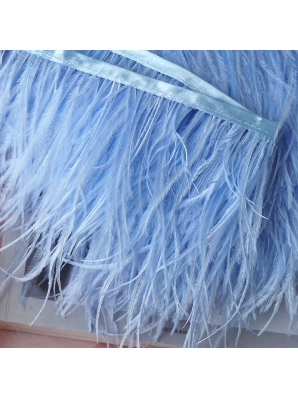 Ostrich Feather Trim - 1 meter 