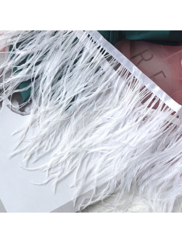 Ostrich Feather Trim - 1 meter 