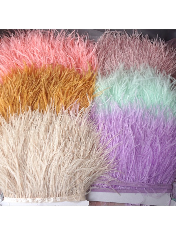 Ostrich Feather Trim - 1 meter 