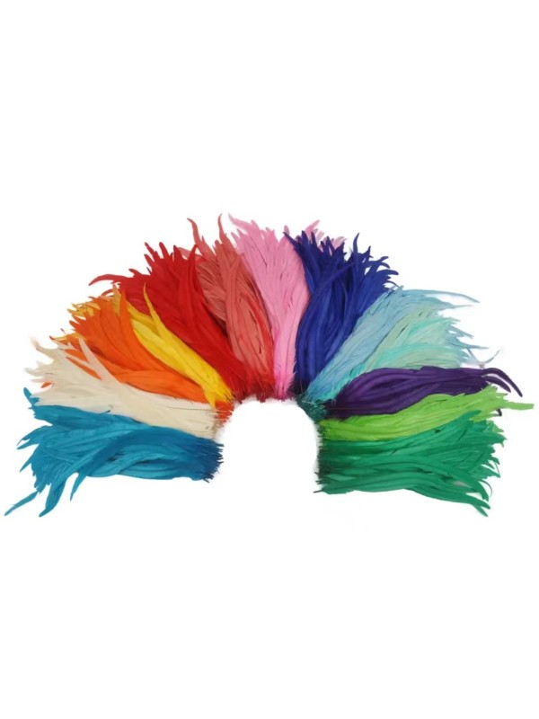 12-14 Inches Long Rooster Tail Feathers (100pieces)