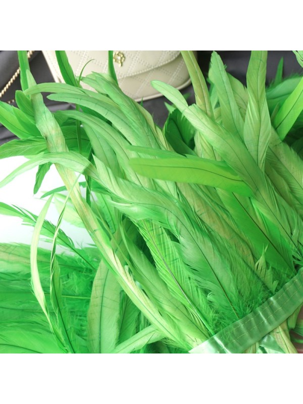 Rooster Tail Feather Trimming - 2 meters 