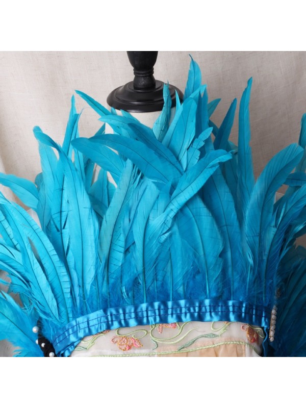Rooster Tail Feather Trimming - 2 meters 
