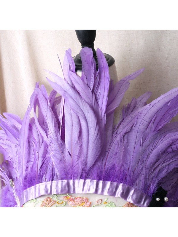Rooster Tail Feather Trimming - 2 meters 