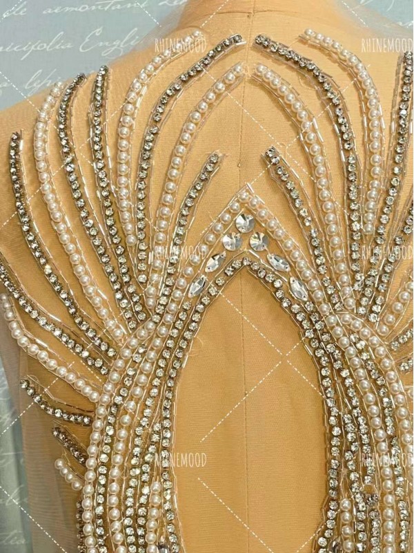 Siya - Front&back Rhinestone Bodice Applique
