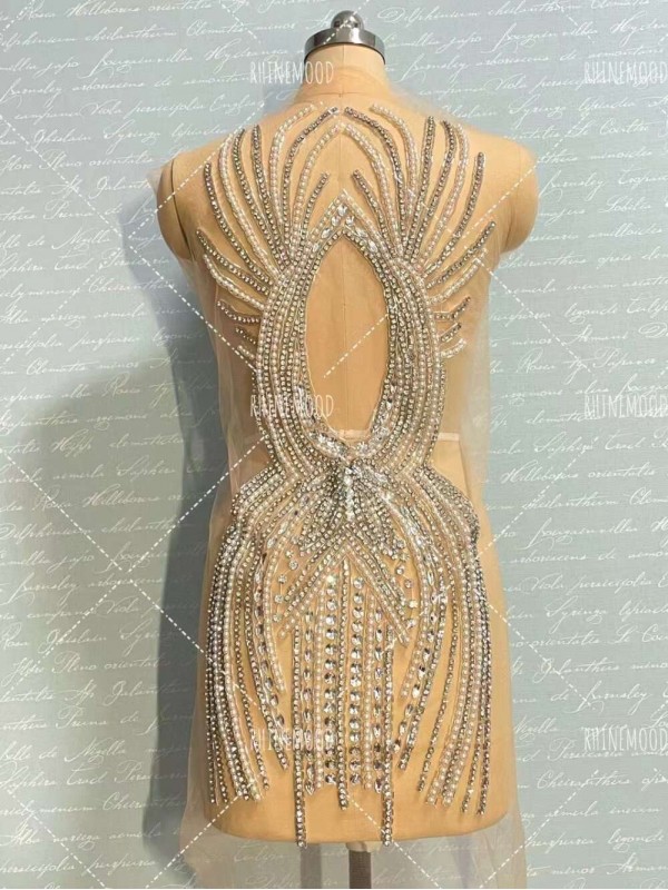 Siya - Front&back Rhinestone Bodice Applique