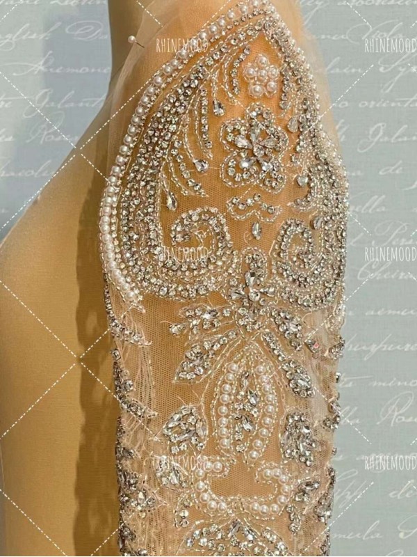 Siya - Front&back Rhinestone Bodice Applique