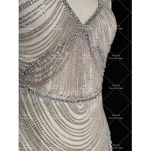 Galaxy - Rhinestone Bodice Applique 