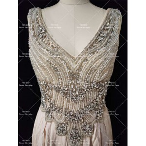 Jeweled - Rhinestone Bodice Applique 
