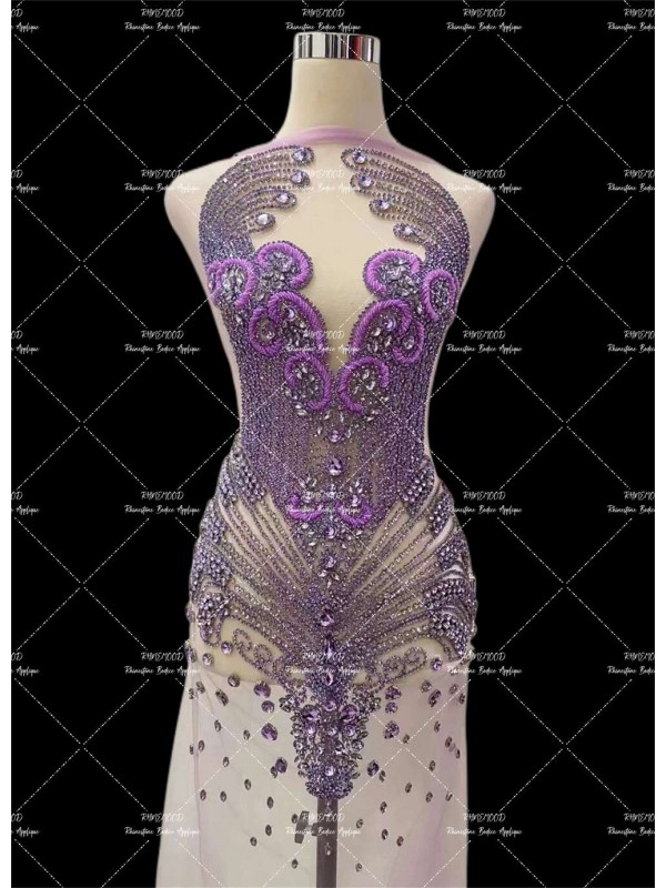 Luxe Front&Back - Rhinestone Bodice Applique