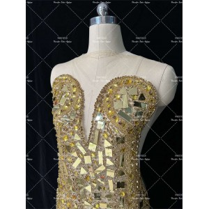 Shine2.0 - Mirror Rhinestone Bodice Applique 