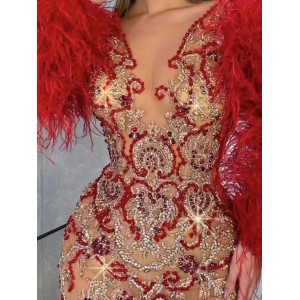 Betty - Rhinestone Bodice Applique 