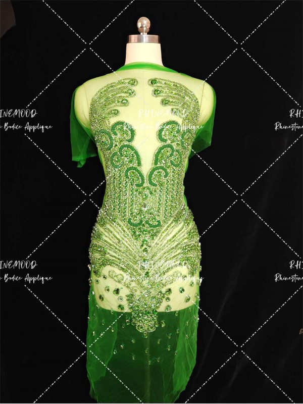 Luxe Front&Back - Rhinestone Bodice Applique