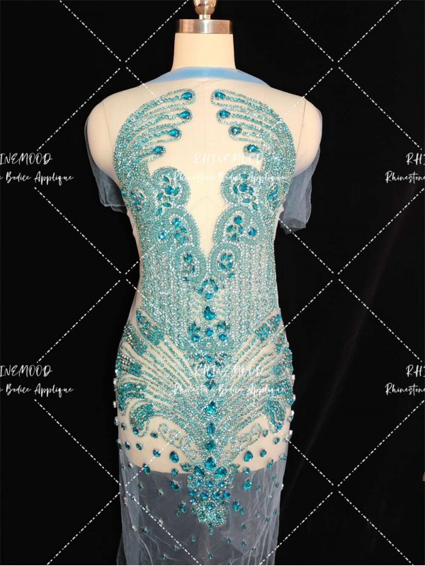 Luxe Front&Back - Rhinestone Bodice Applique