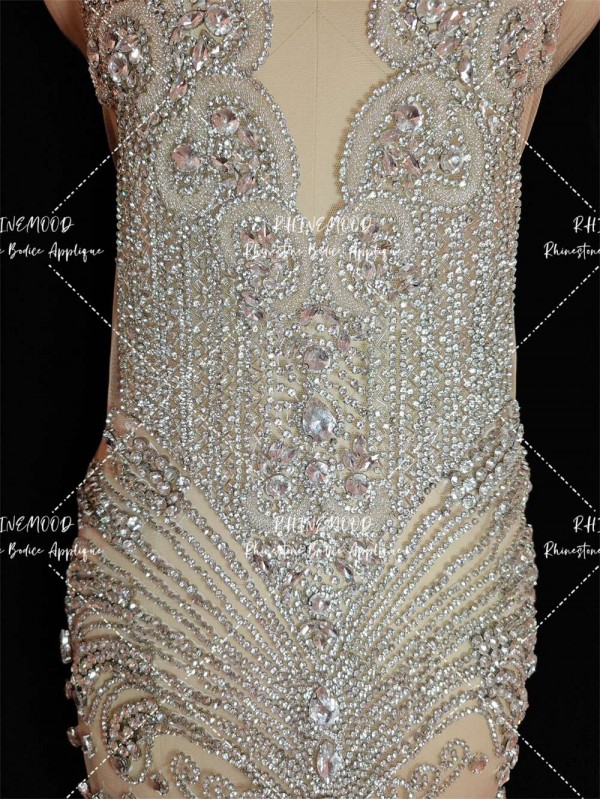Luxe - Rhinestone Bodice Applique 