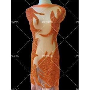 Midnight - Rhinestone Bodice Applique 