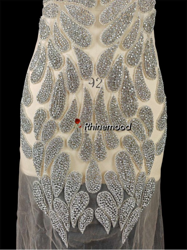 Nina - L - Rhinestone Bodice Applique 