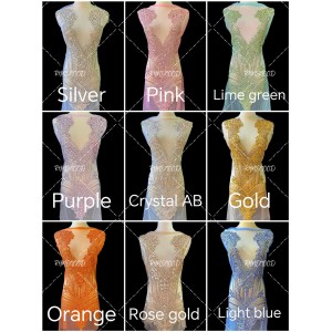 Rosa - Rhinestone Bodice Applique 