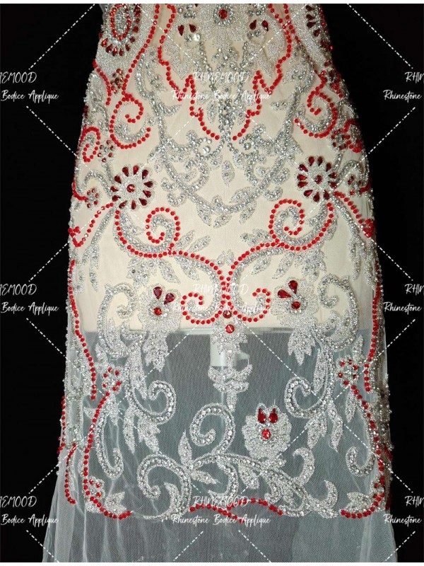 Betty - Rhinestone Bodice Applique