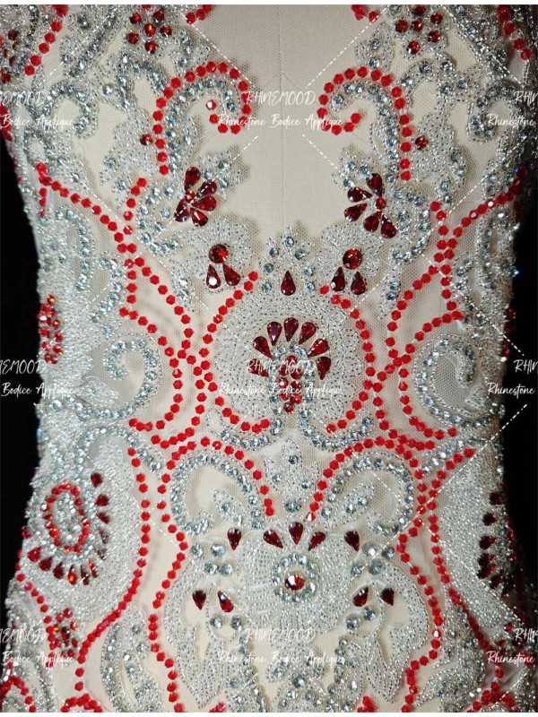 Betty - Rhinestone Bodice Applique