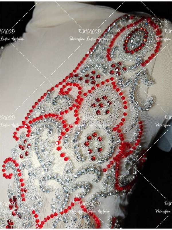 Betty - Rhinestone Bodice Applique