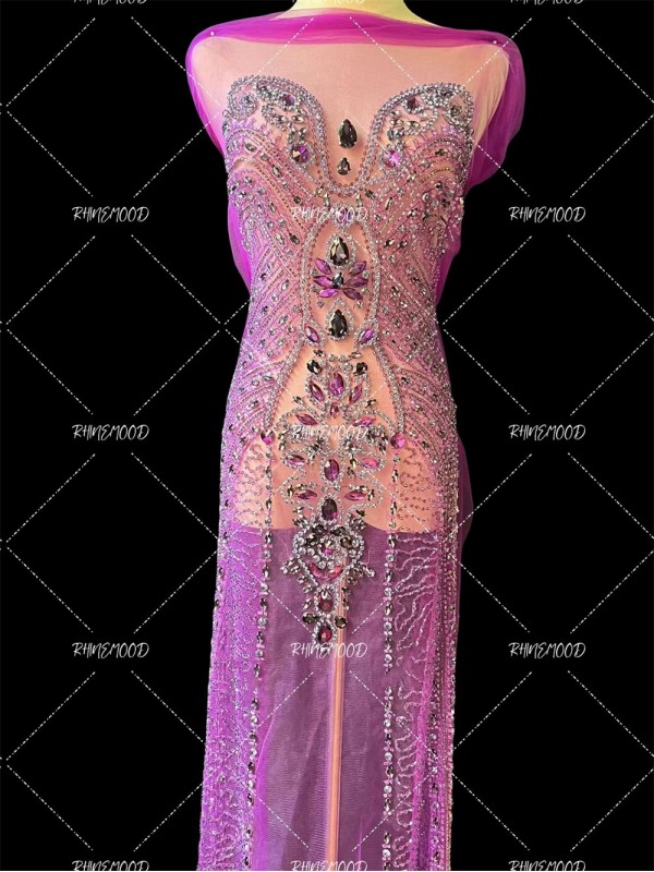 Amelia - Rhinestone Bodice Applique