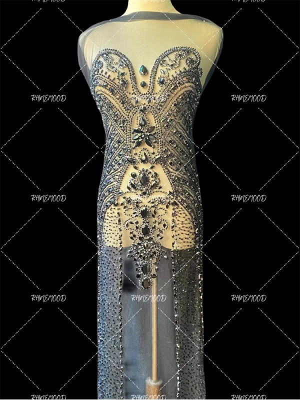 Amelia - Rhinestone Bodice Applique