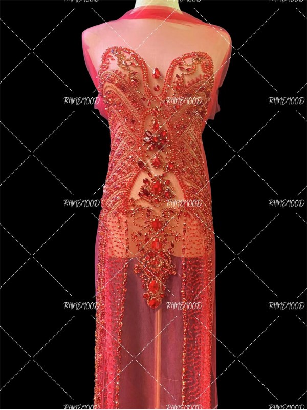 Amelia - Rhinestone Bodice Applique