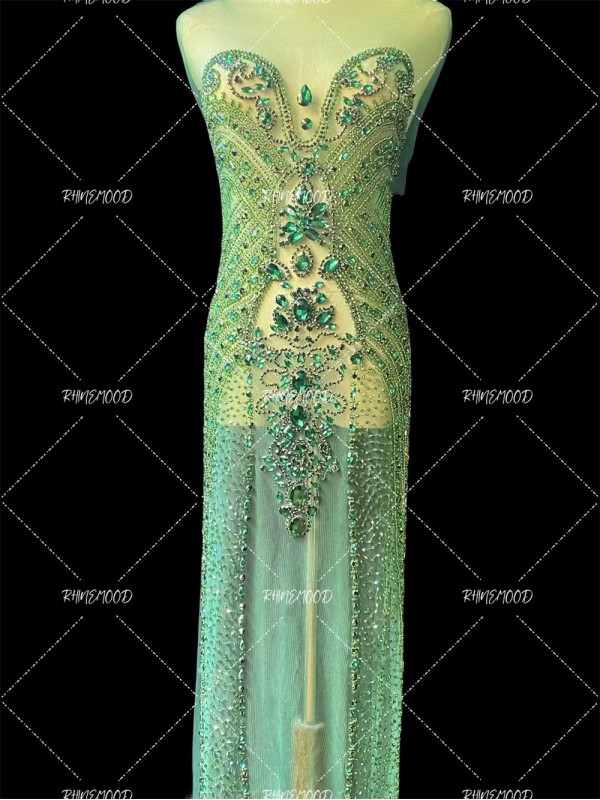 Amelia - Rhinestone Bodice Applique
