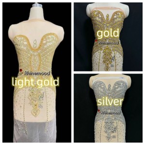 Amelia - S - Rhinestone Bodice Applique 