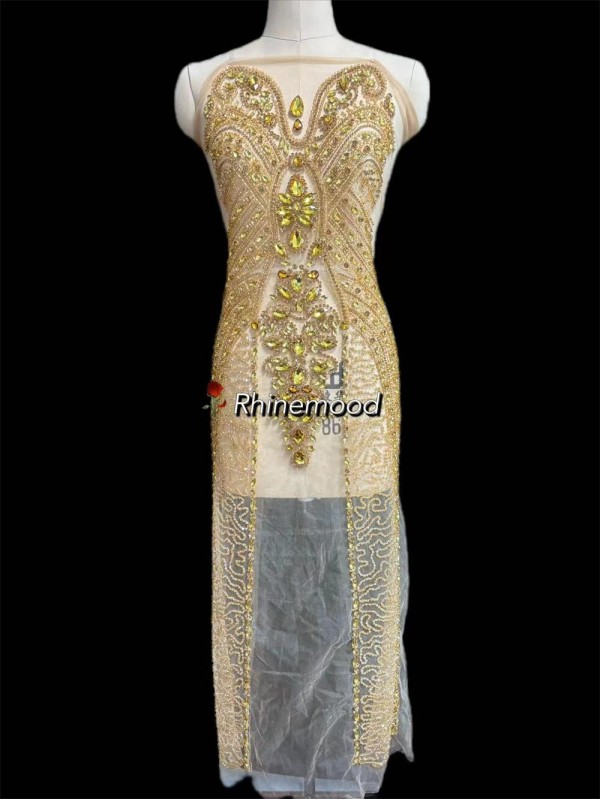 Amelia - Rhinestone Bodice Applique