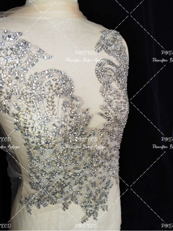 Aurora - Rhinestone Bodice Applique