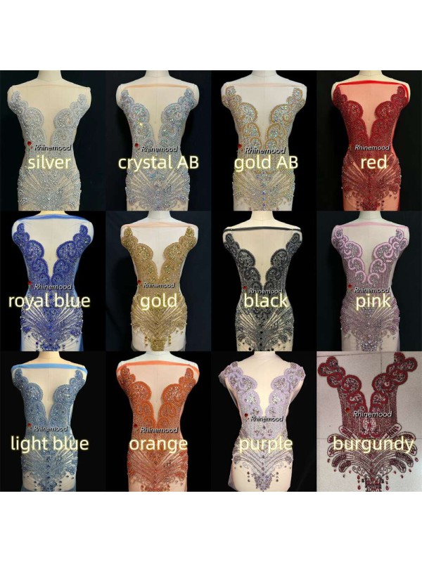 Bliss - Rhinestone Bodice Applique