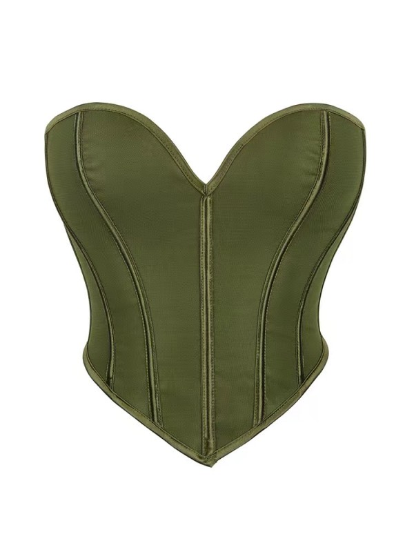 Colorful Fishbone Corset 