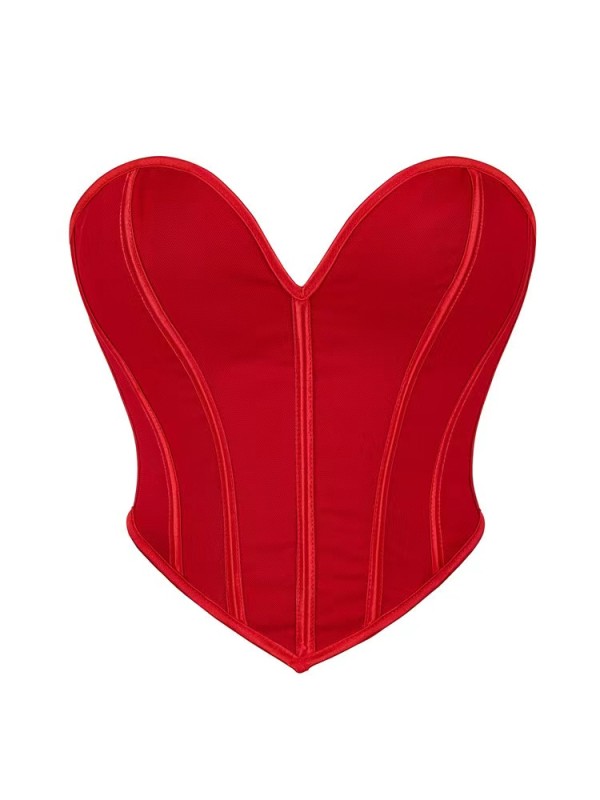 Colorful Fishbone Corset 