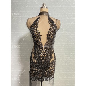 Crystal - Rhinestone Bodice Applique 