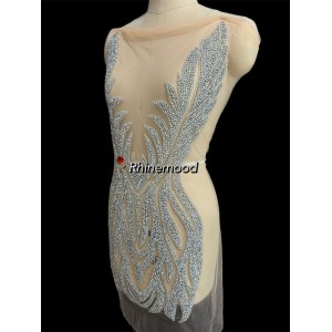 Dazzle - Rhinestone Bodice Applique 