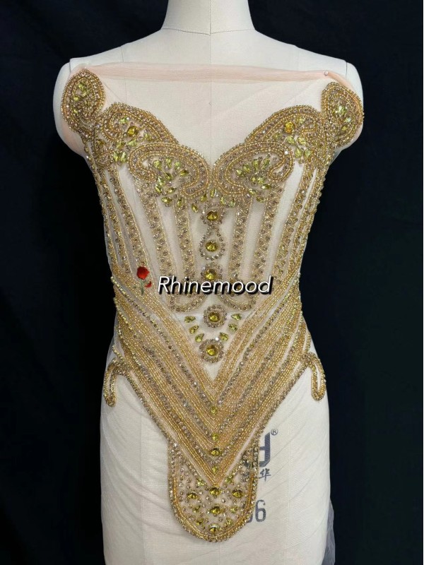 Delight - Rhinestone Bodice Applique 