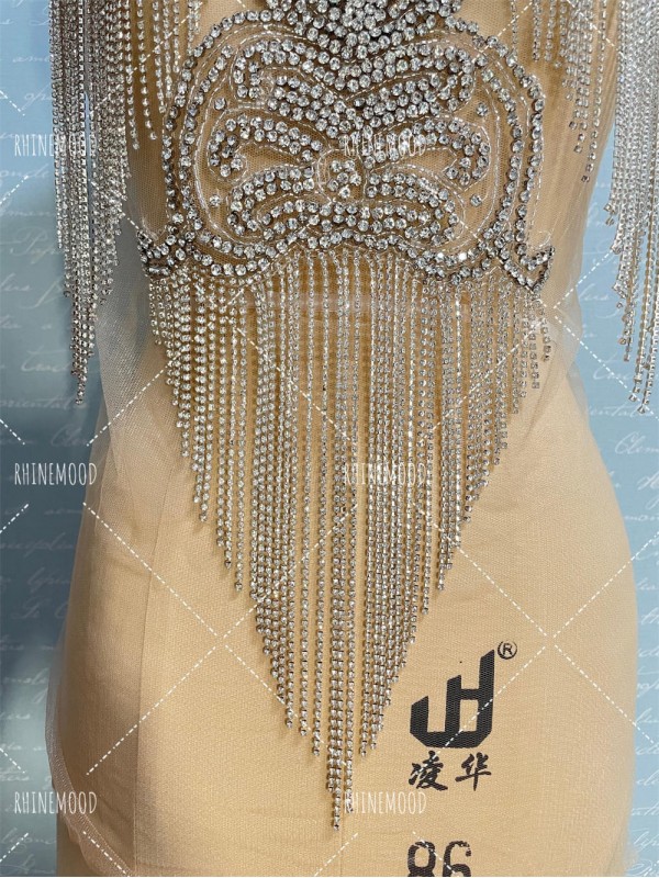 Doris - Tassel Rhinestone Bodice 