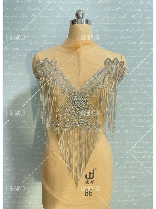 Doris - Tassel Rhinestone Bodice 