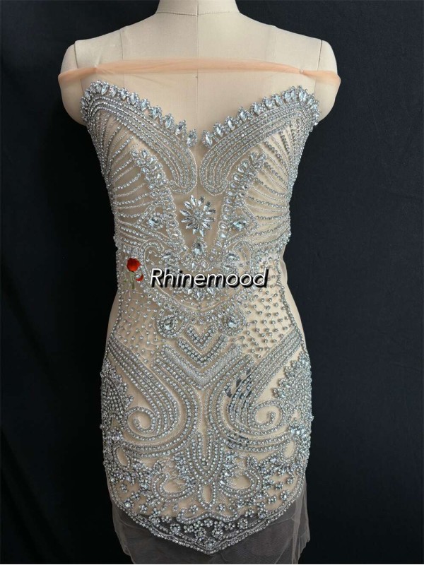 Elizabeth - Rhinestone Bodice Applique