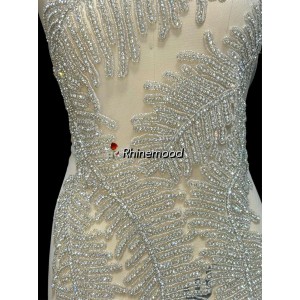Evelyn - Rhinestone Bodice Applique 