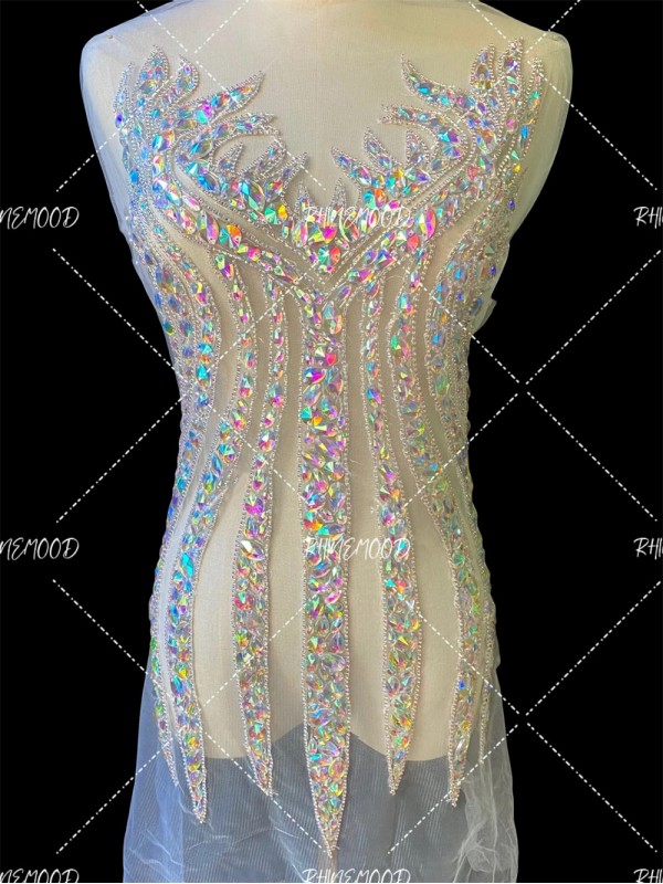 Hannah - Rhinestone Bodice Applique