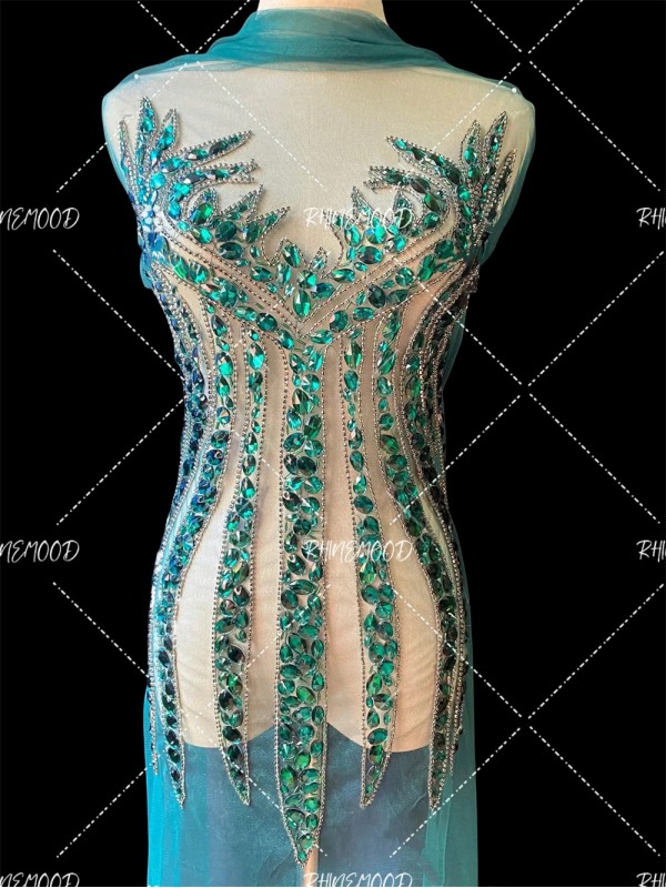 Hannah - Rhinestone Bodice Applique