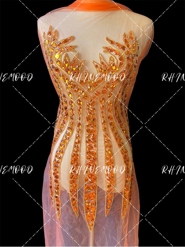 Hannah - Rhinestone Bodice Applique