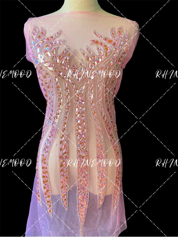 Hannah - Rhinestone Bodice Applique