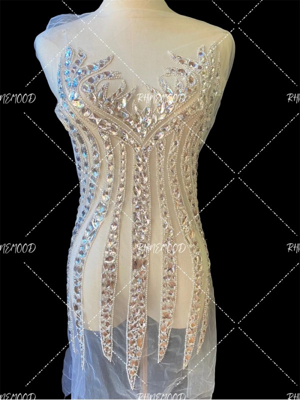 Hannah - Rhinestone Bodice Applique