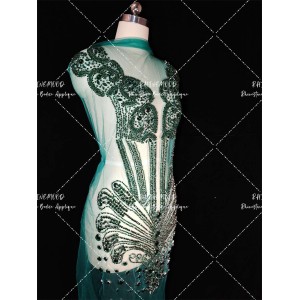 Helen - Rhinestone Bodice Applique 